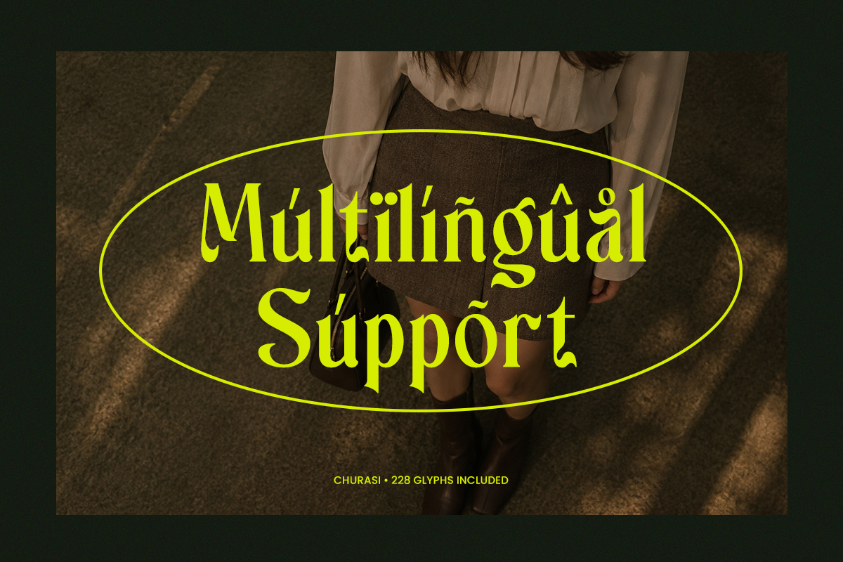 Luxury Ligature Serif Font - Churasi, a Serif Font by Font Liner (Photo 10 of 10)