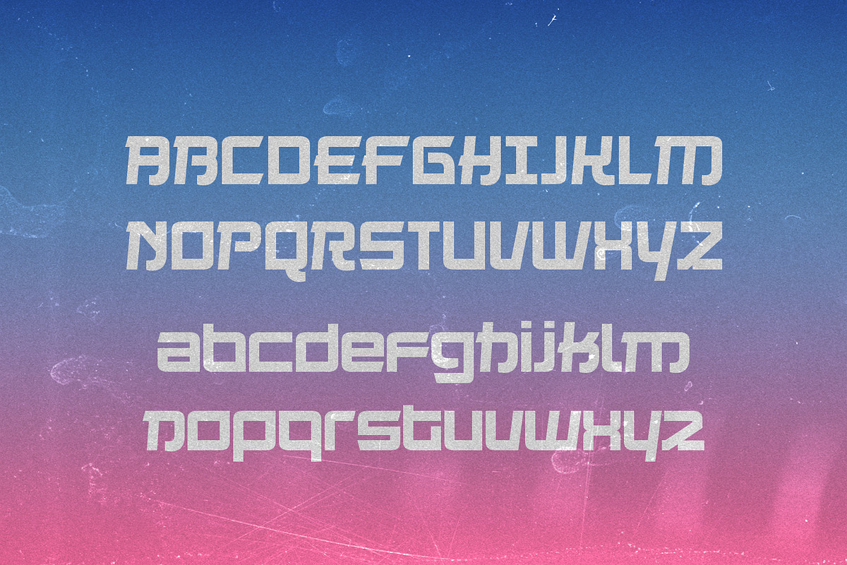 Cas Kirigami Oriental Typeface, a Sans Serif Font by Casloop Studio (Photo 10 of 15)