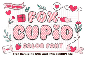 Fox Cupid Color Font