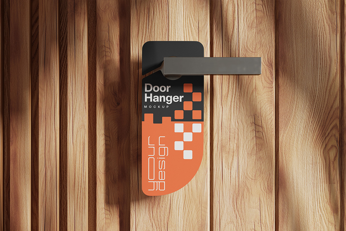 Door Hanger Mockup, a Product Mockup by Pixie Creative (Photo 2 of 4)