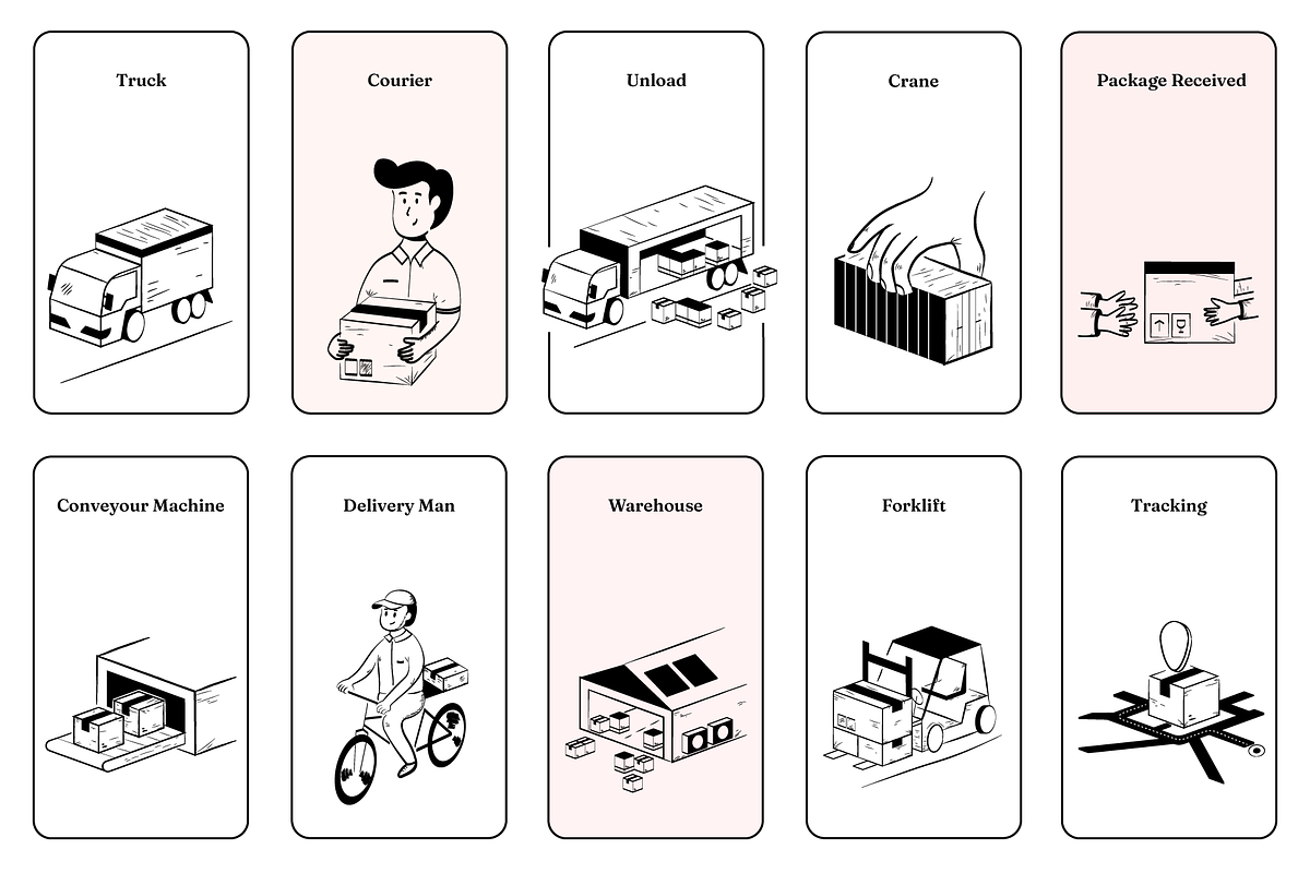 34 UX Illustration | Logistics, a Transportation Illustration by Directico Design Kit (Photo 4 of 7)