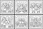 Valentine Day Boy & Girl Book, a Seasonal Illustration by Ink Gallery (Thumbnail 2 of 3)