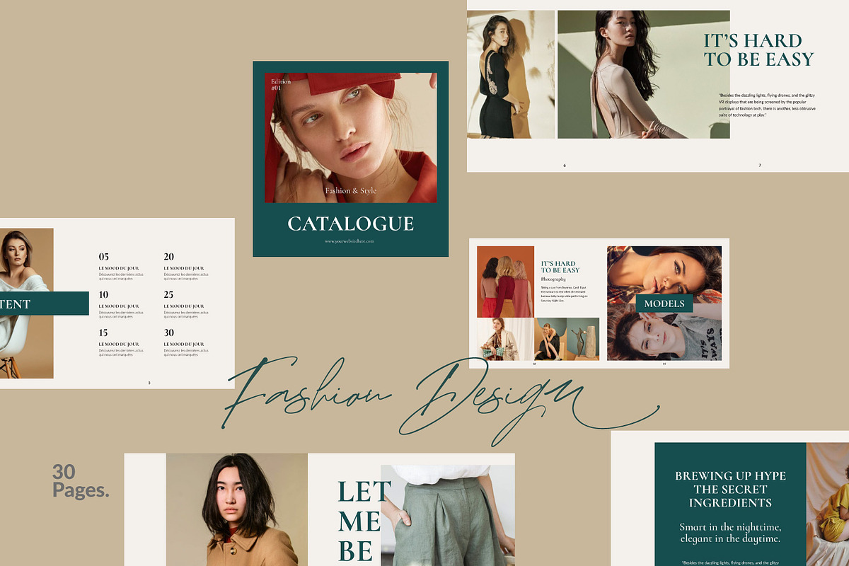 VERSITLE - Fashion Catalogue Design, a Presentation Template by Dirtytemp Studio (Photo 8 of 8)