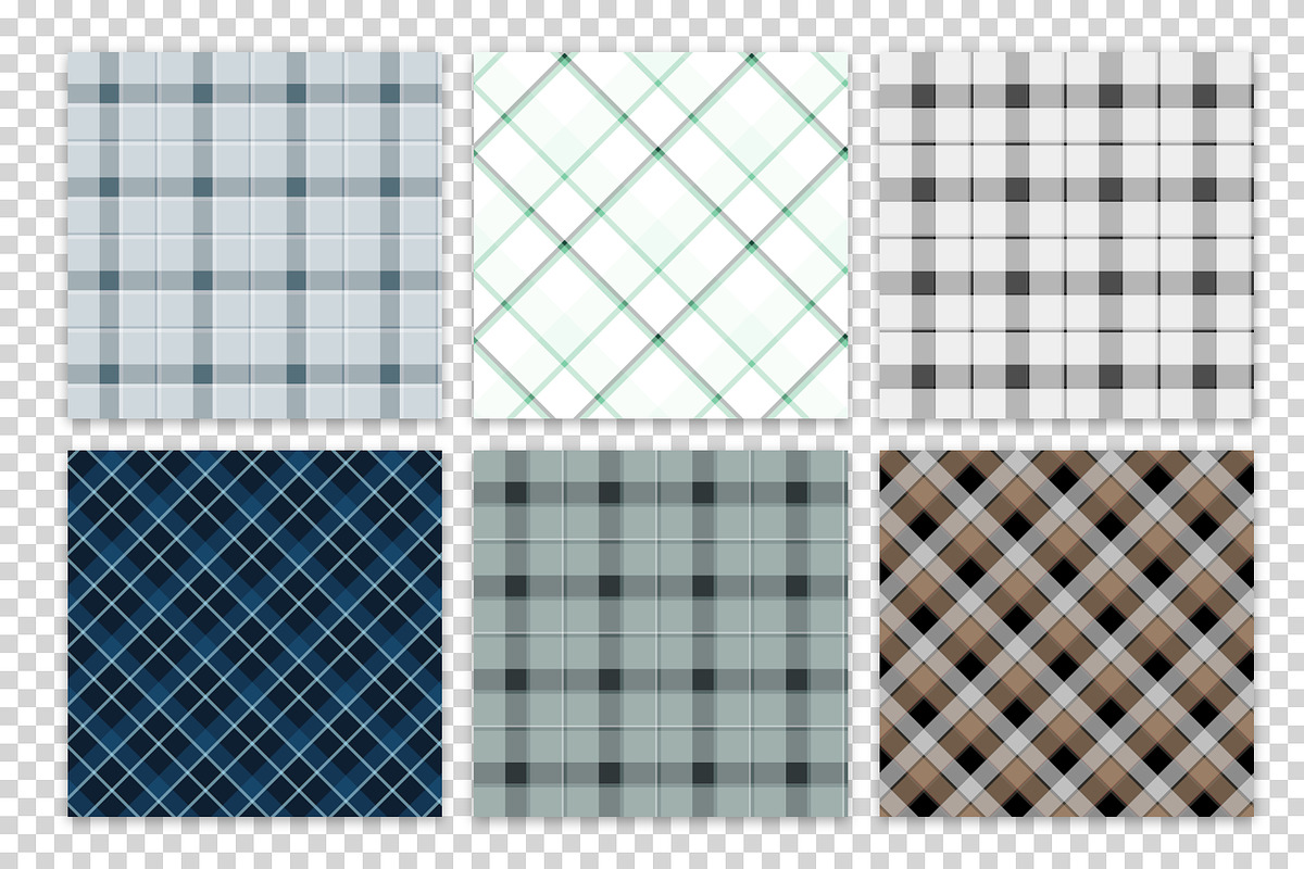 Asymmetric Tartan Pattern Bundle, a Pattern Graphic by Gfx Expert Team (Photo 3 of 3)