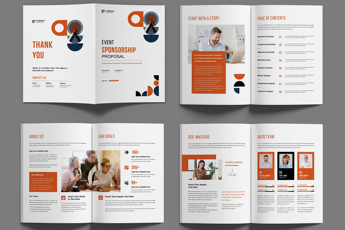 Event Sponsorship Proposal Template, a Brochure Template by MightyDesign (Photo 2 of 6)