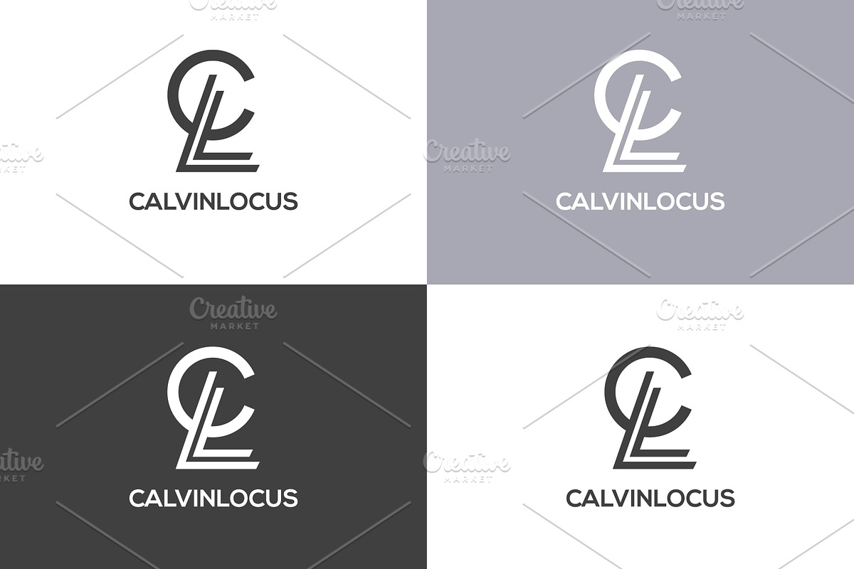 Monogram icon logo CL or LC, a Branding & Logo Template by idesign_4u