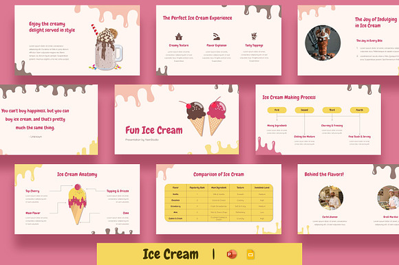 Ice Cream Presentation Template