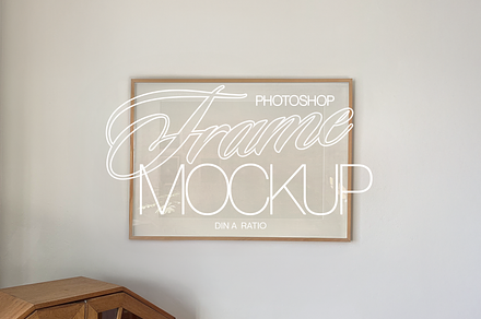 Landscape Frame Minimal Scene Mockup
