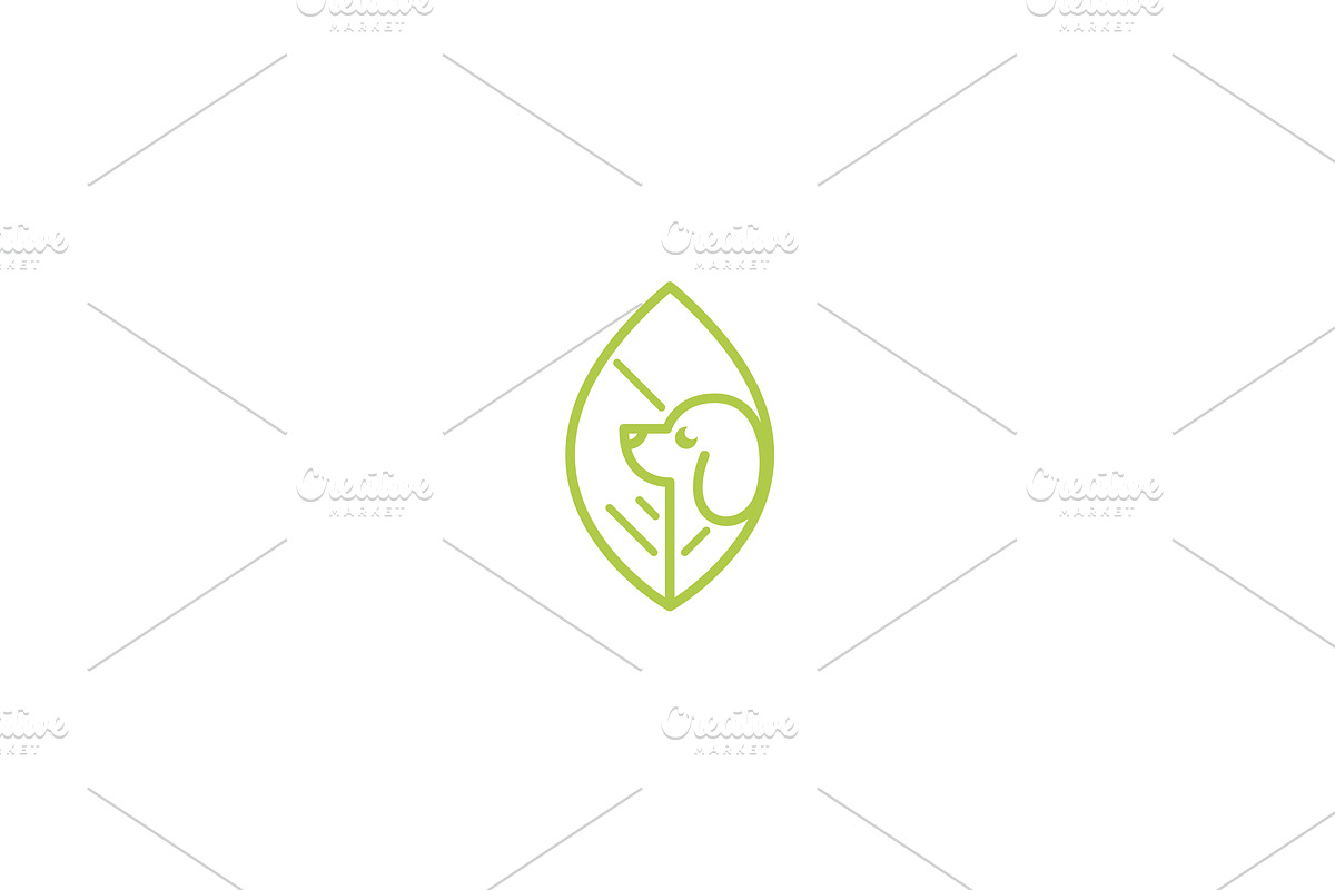 Dog Leaf - Extended License, a Branding & Logo Template by Laurentiu Cotet (Photo 2 of 2)