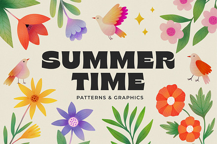 Summertime patterns & graphics