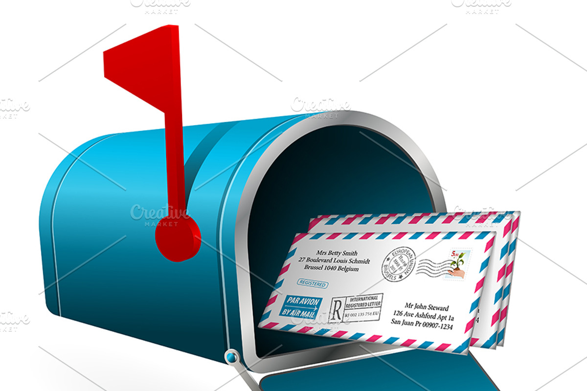E-Mail and Mail Themes, a Technology Illustration by TAlex (Photo 6 of 6)