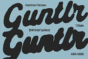Guntlr – Rough Handwritten Script, a Handwritten Font by Lokatype (Thumbnail 1 of 14)