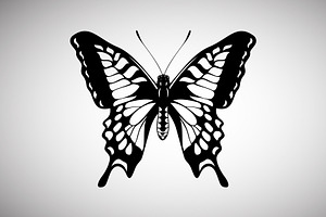 Butterfly Silhouette Vector