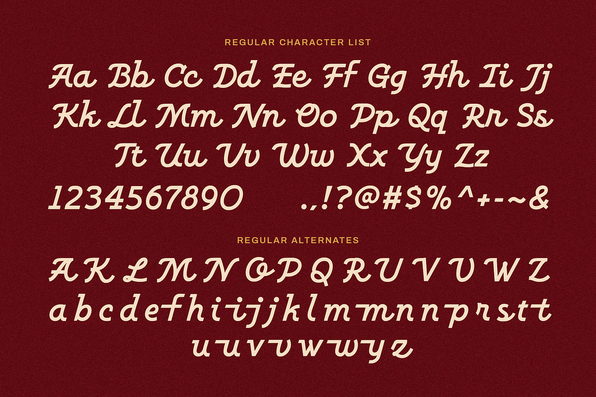 Alma Maison - Vintage Script Font, a Script Font by Typia Nesia (Photo 12 of 13)