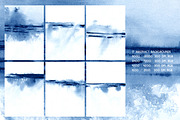 Blue watercolor backgrounds, a Texture Graphic by Soffi Sk (Thumbnail 9 of 11)