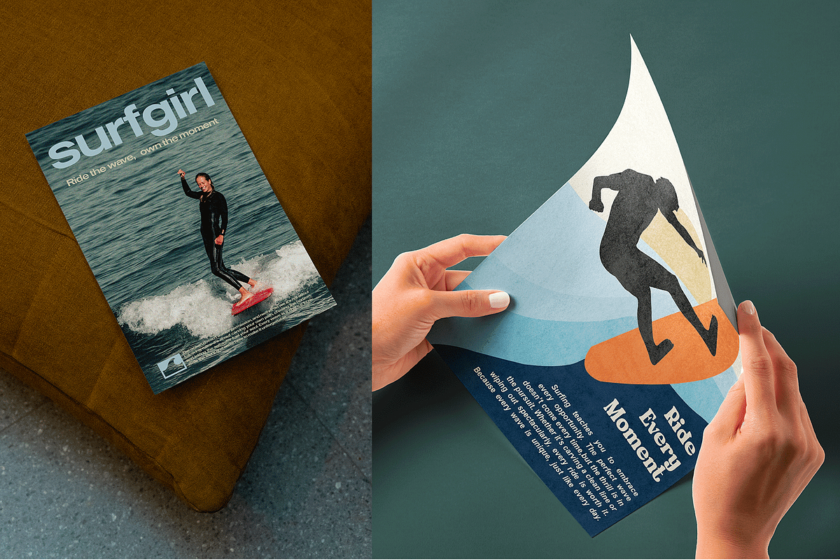 Vintage Surf Posters – Editable PSDs, a Branding & Logo Template by Golden Vision Studio (Photo 5 of 7)