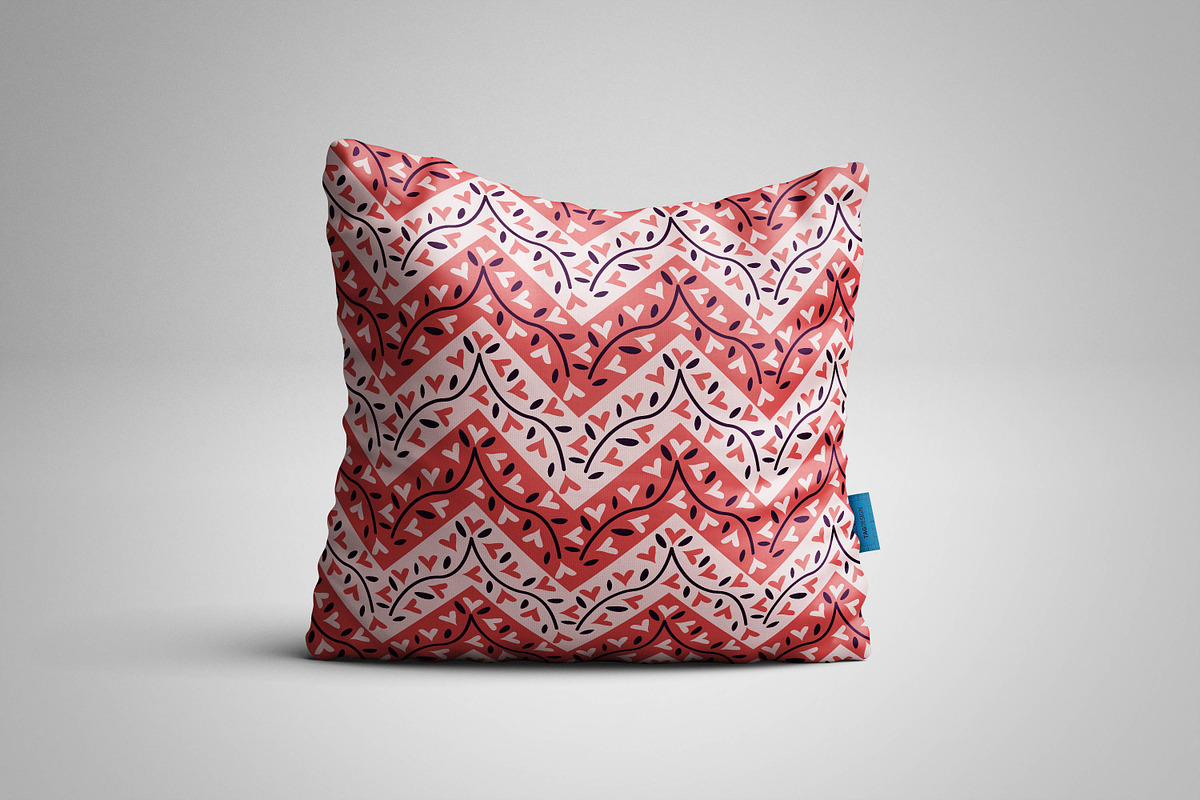 Chevron and hearts pattern, a Pattern Graphic by elyomys (Photo 2 of 3)