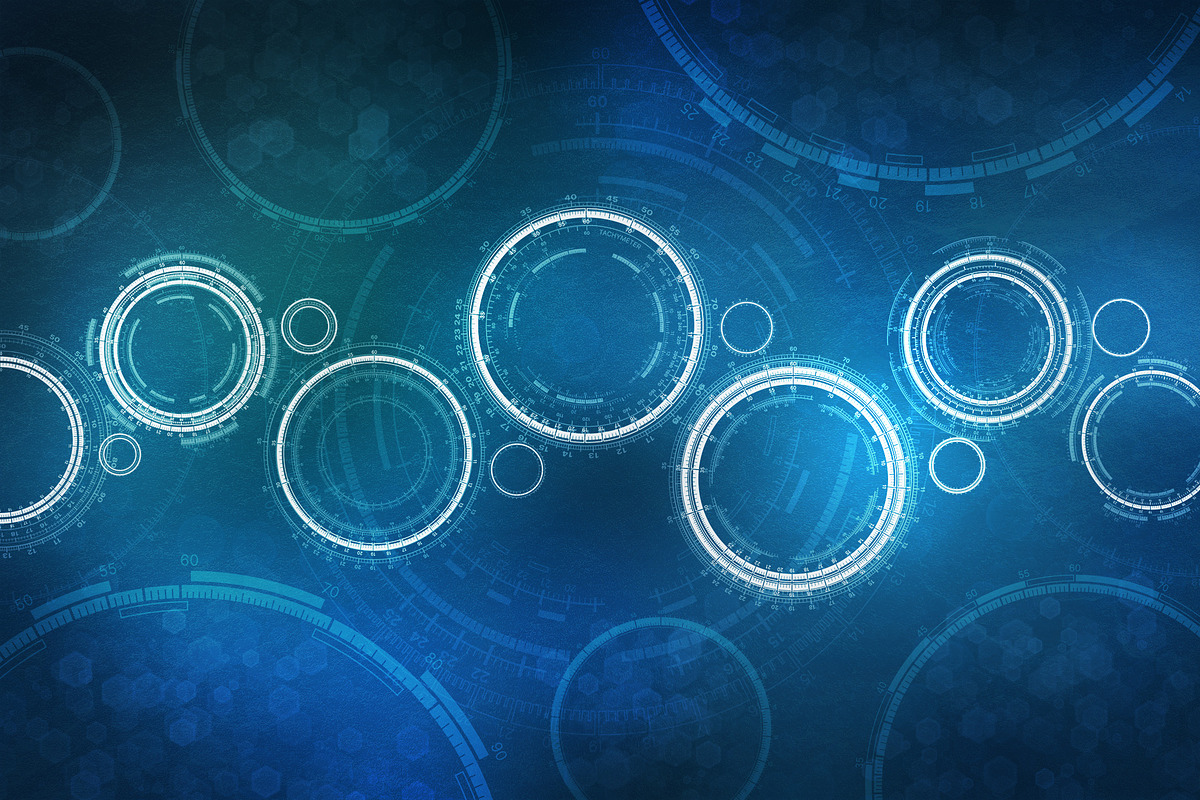 200 Logarithmic Futuristic Circles, a Brush Add-On by xresch (Photo 8 of 9)