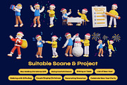 Christmas and New Year 3D Character, a Characters & Person 3D Model by orenjidesign (Thumbnail 4 of 8)