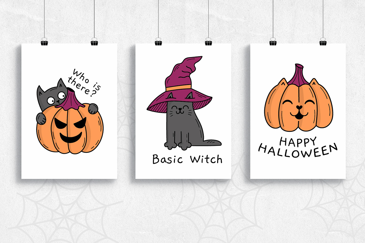 Halloween doodle collection, an Object Graphic by My May Art (Photo 4 of 11)