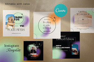 Discover Gradient Canva Social Media