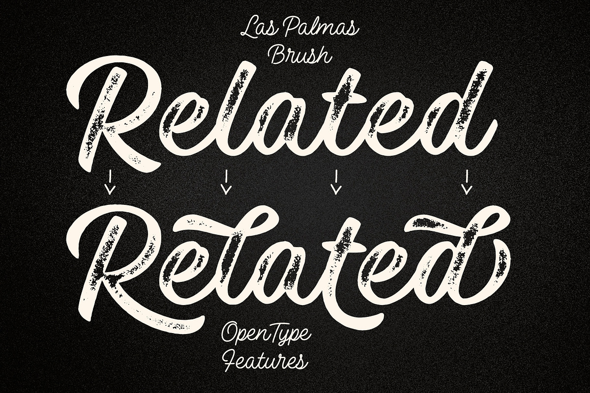 Las Palmas vintage font collection preview 7