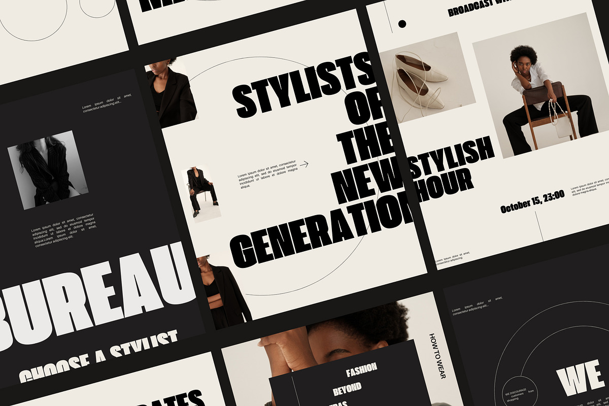 ADAM - Instagram Template Kit, a Templates & Theme by GothicStudio (Photo 4 of 10)