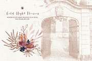 Cold Night Flowers, a Decorative Illustration by Webvilla Studio (Thumbnail 2 of 6)