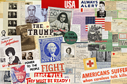 Vintage Wars/Political Ephemera, an Object Graphic by Lilithcollageart (Thumbnail 1 of 10)