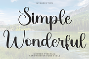 Simple Wonderful, a Handwritten Font by FreshTypeINK (Thumbnail 1 of 8)