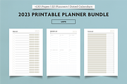 2023 Big Planner Bundle +1800 Pages, a Templates & Theme by SizenS (Thumbnail 7 of 15)