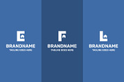 Letter E F L Home Simple Logo Set, a Branding & Logo Template by Pray Art Design Studio (Thumbnail 2 of 2)