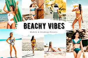 10 Beachy Vibes Lightroom Presets, a Preset Add-On by LucaTheme