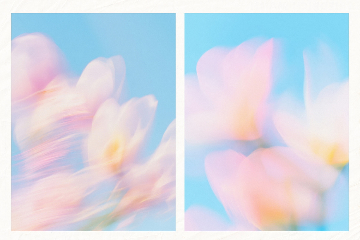 30 Soft Blurred Florals Backgrounds, a Background Graphic by lerinartstudio (Photo 7 of 13)
