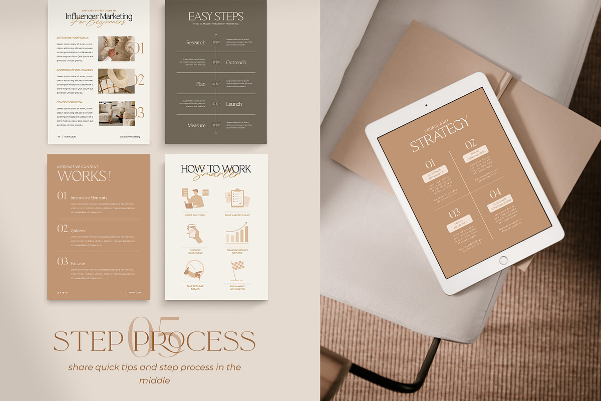 SALE WorkBook Creator Coach CANVA, a Magazine Template by Eviory (Photo 14 of 36)