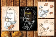 Baker and bakery set, a Templates & Theme by inshader (Thumbnail 1 of 5)
