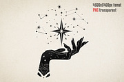 Hand Drawn Mystic & Celestial Bundle, an Object Graphic by GlitterCraft (Thumbnail 21 of 41)