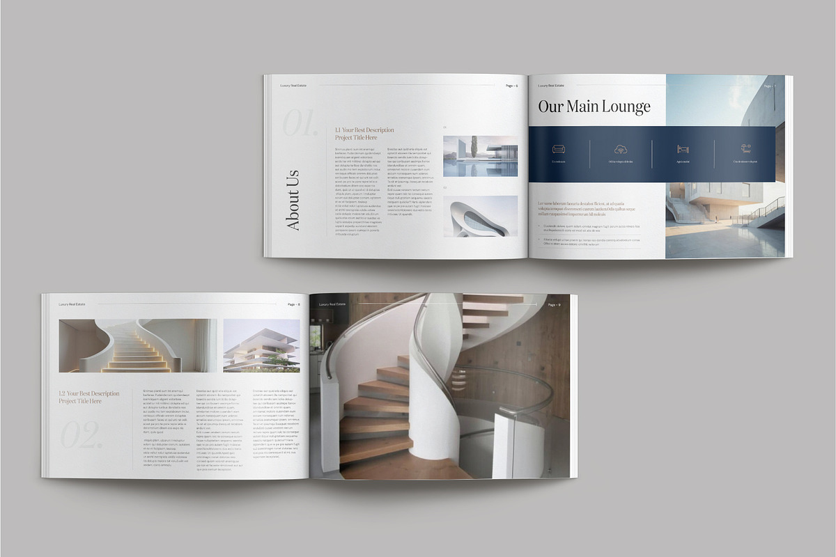 Real Estate Landscape Template, a Brochure Template by Cleffon_Graphic_Studio (Photo 3 of 10)