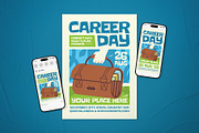 Career Day Event Flyer Set, a Flyer Template by The Good Store (Thumbnail 1 of 2)