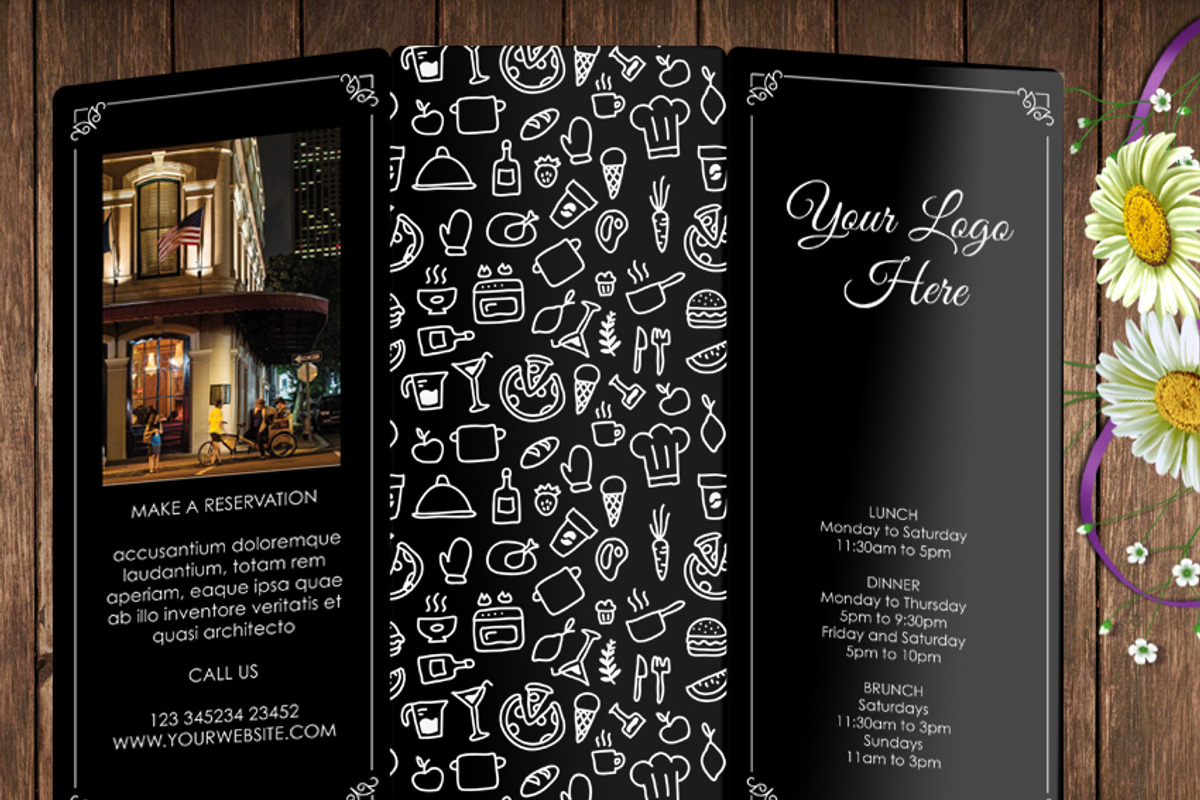 Restaurant Menu Template, a Brochure Template by AIW SOLUTIONS (Photo 1 of 4)