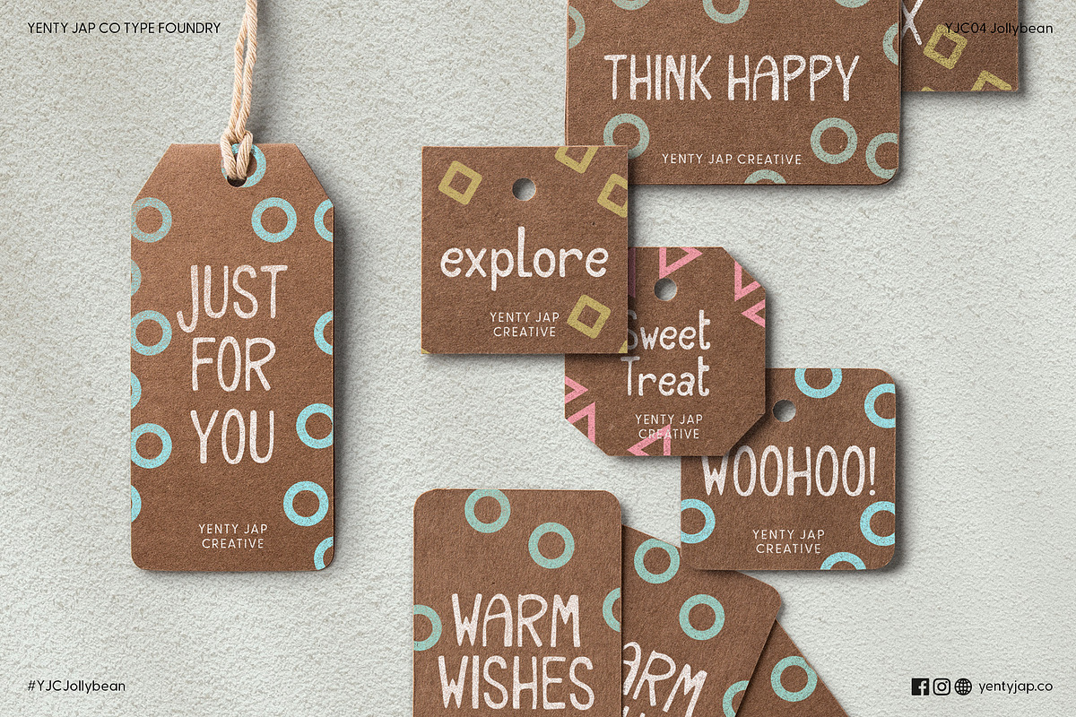 YJC Jollybean, a Handwritten Font by YENTY JAP CO (Photo 5 of 6)