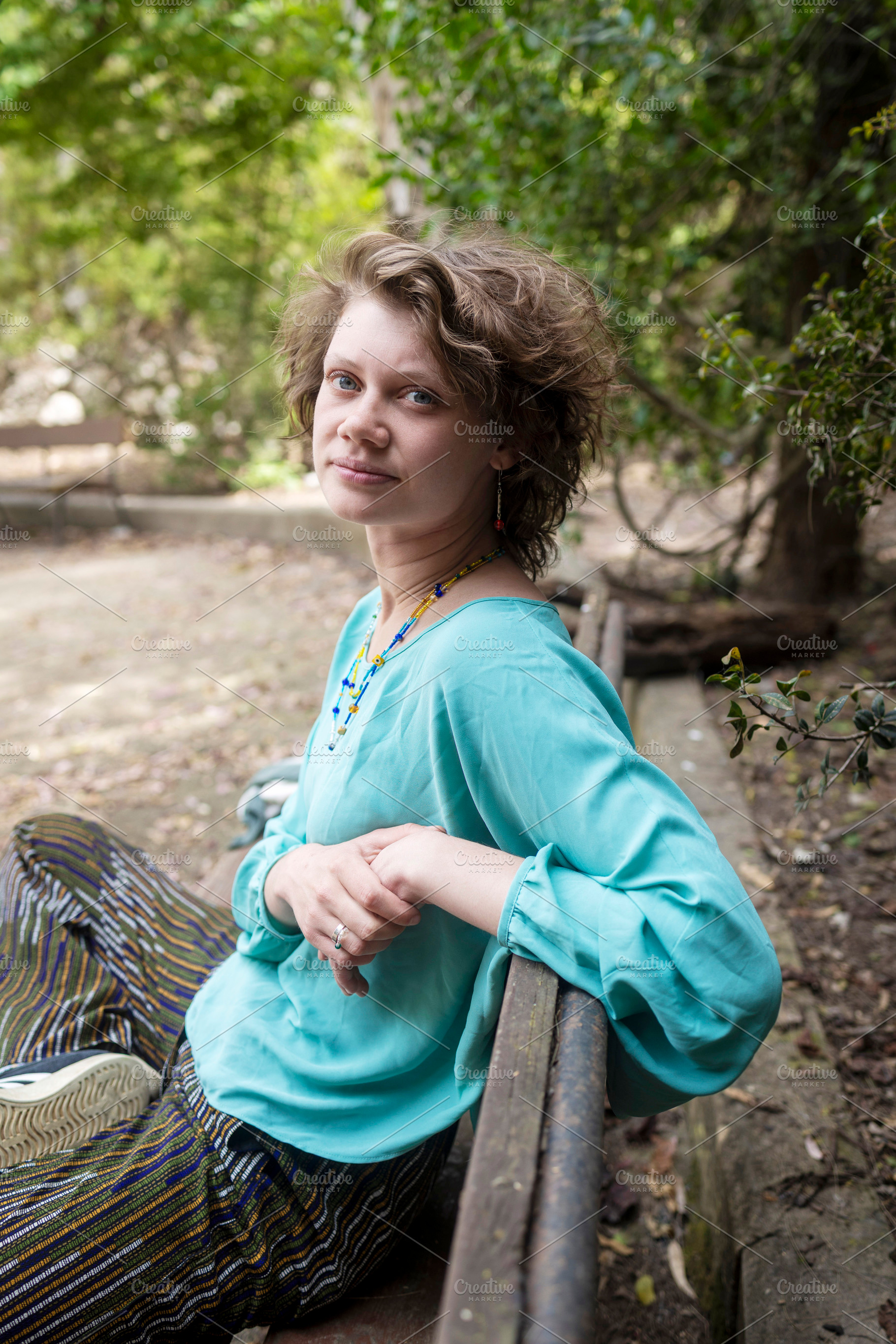 A medium shot of a young woman with, a Person Photo by Imaginarium