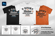 T-Shirt Mockup Bundle, a Shirt Mockup by cd-design.co (Thumbnail 1 of 7)