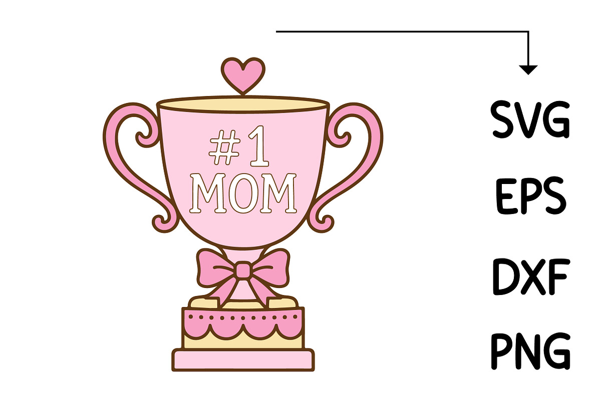 Best Mom Award SVG, an Object Graphic by Creative Art (Photo 4 of 6)
