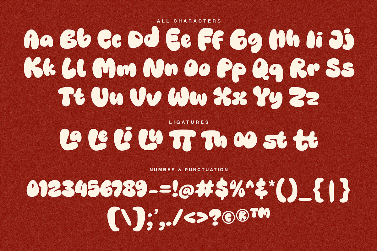 Bublis Funky Display, a Handwritten Font by Portocraft (Photo 9 of 10)