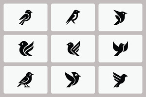 Bird Logo Design Collection, a Branding & Logo Template by Vectorium Studio