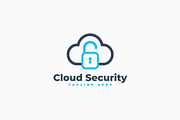 Cloud Security Logo Template, a Branding & Logo Template by Zeer Graphic (Thumbnail 2 of 2)