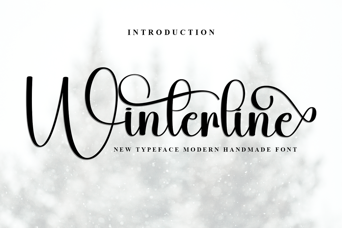 Winterline, a Handwritten Font by InermediaSTUDIO (Photo 1 of 8)