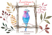 Floral Autumn. Watercolor collection, an Object Graphic by SaharaArt (Thumbnail 3 of 7)