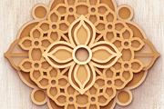 3D Lilac Flower Mandala - SVG Cut Fi, an Object Graphic by Arshad Ali (Thumbnail 3 of 8)